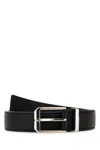 Gucci Cintura In Pelle Nera  Uomo