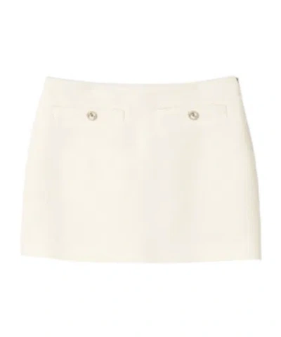 Gucci Circle Miniskirt In White