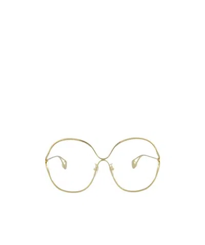 Gucci Circular Flat Mirror In Nude