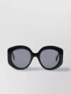 Gucci Womens Black Gc002055 Gg1308s Round-frame Acetate Sunglasses