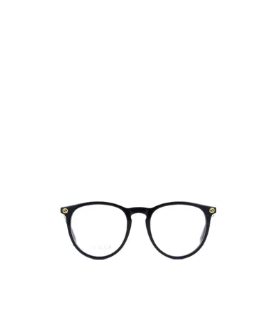 Gucci Circular Glasses In Black