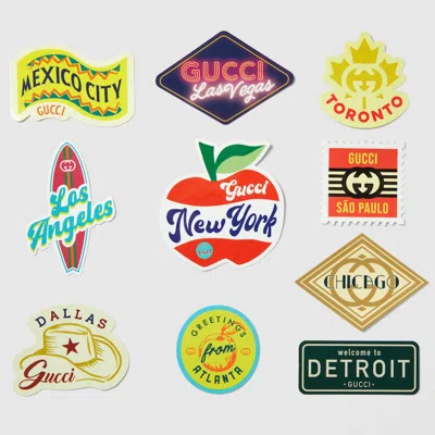 Gucci Cities Luggage Stickers