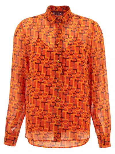 GUCCI CLAMP PRINT SHIRT