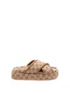 Gucci Women's Gg Platform Sandal In Brown