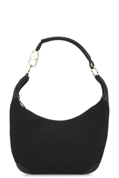 Pre-owned Gucci Clasp Hobo Bag In Black