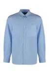 Gucci Classic Cotton Poplin Shirt For Men In Light Blue