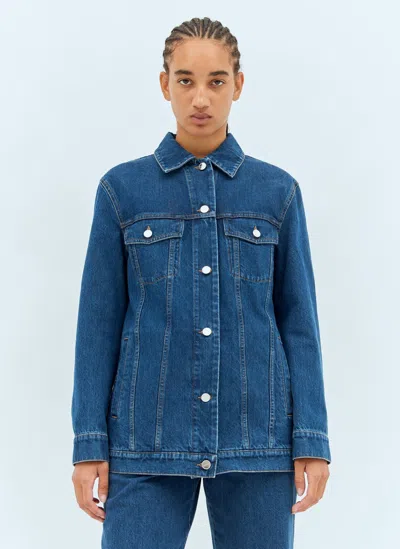 Gucci Classic Denim Jacket In Blue