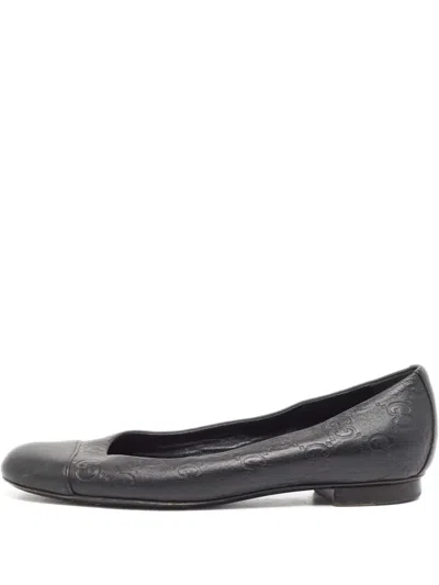 Pre-owned Gucci Classic Gg Ballet Flats