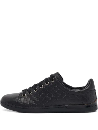 Pre-owned Gucci Classic Gg-debossed Sneakers