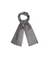 Gucci Classic Logo Scarf In Gray
