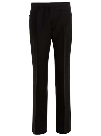 Gucci Straight Leg Trousers With Pockets In Black