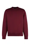 Gucci Mens Rosso Ancora White M Rosso Ancora Crewneck Stretch-jersey Sweatshirt In Red