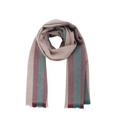 Gucci Classic Striped Scarf In Multicolor