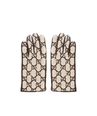 Gucci Classic Stylish Leather Gloves In Multi
