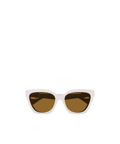GUCCI GUCCI EYEWEAR CAT-EYE FRAME CLIP-ON SUNGLASSES