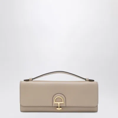 Gucci Clutch  73 In Dove Leather Women In Gray