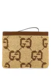 Gucci Clutch  Summer In Rafia Ricamata Donna
