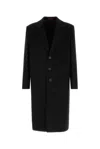 Gucci Wool Blend Coat In Black