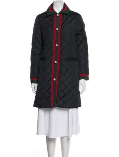 Pre-owned Gucci Coat In Blue