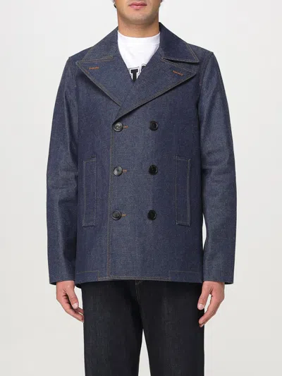 GUCCI COAT GUCCI MEN COLOR BLUE,G55469009
