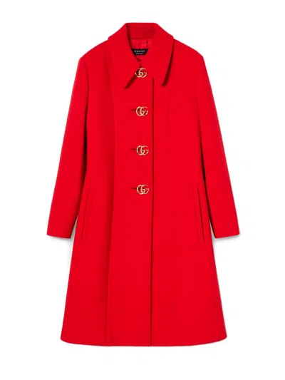 Gucci Women Coat In Red