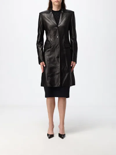 Gucci Coat Woman In Black