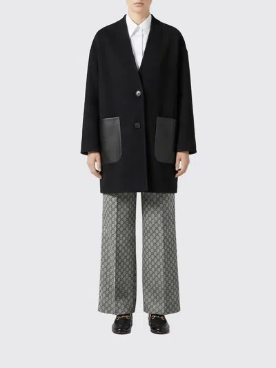 Gucci Coat Woman  In Black