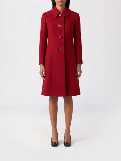 Gucci Coat Woman  In Red