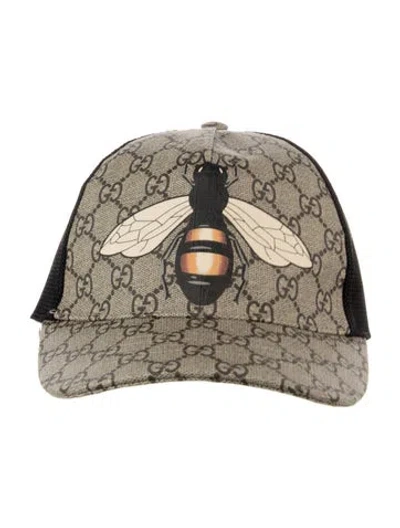 Pre-owned Gucci Coated Canvas Baseball Cap In Neutrals