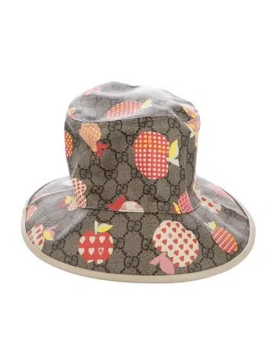Pre-owned Gucci Coated Canvas Bucket Hat