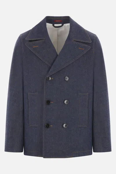 Gucci Denim Blazer In Blue