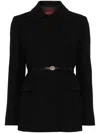 Gucci Wool Crêpe Jacket In Black