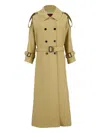 Gucci Wool And Silk Crepe Coat With All-over Gg Motif