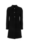 Gucci Wool-blend Coat In Black
