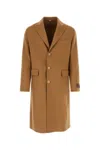 Gucci Notched-lapels Single-breasted Coat In Exotic