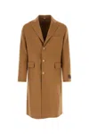 Gucci Notched-lapels Single-breasted Coat In Exotic