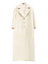 GUCCI GUCCI WOOL AND SILK BLEND LONG COAT