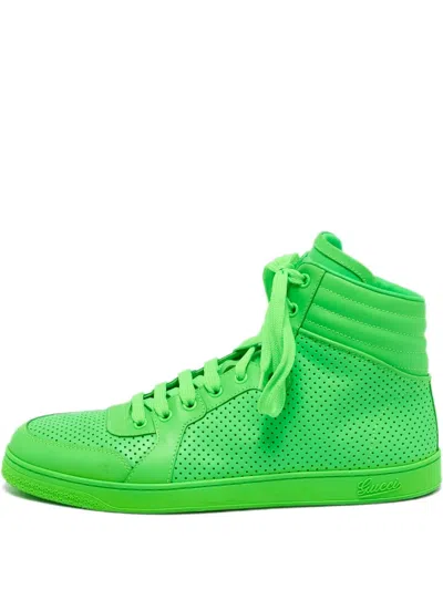 Pre-owned Gucci Coda Leather Sneakers