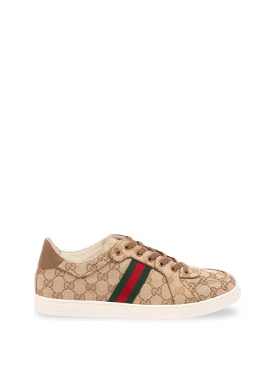 Gucci Stretch Gg Canvas Low-top Sneakers In Multi