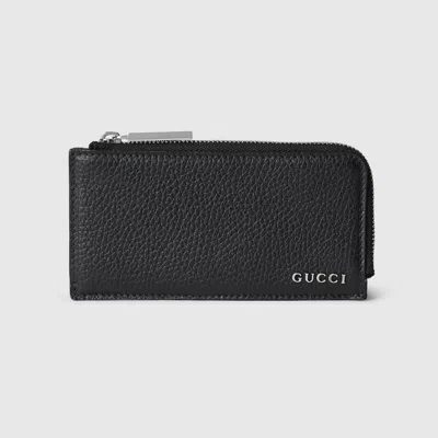 Gucci Coin Wallet With Logo In Black