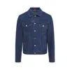 GUCCI COLLARED BUTTON-UP DENIM JACKET