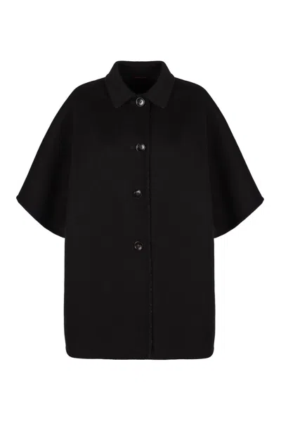 Gucci Collared Short-sleeve Coat In Blue