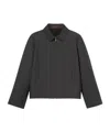 Gucci Wool Bomber Jacket In Black