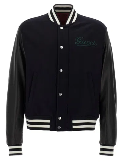 GUCCI COLLEGE BOMBER JACKET