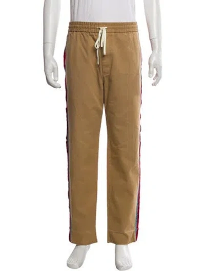 Pre-owned Gucci Colorblock Pattern Joggers In Neutral