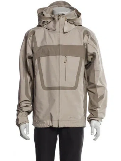 Pre-owned Gucci Colorblock Pattern Windbreaker In Neutral