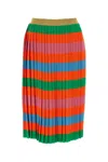 Gucci Women's Multicolor Viscose Blend Skirt | Size Medium | 743210xkc8i Color 7548 In Multicoloured