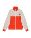 Gucci Colour-block Bomber Jacket In Red