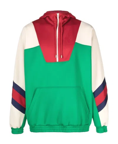 GUCCI GUCCI NEOPRENE HALF-ZIP JACKET
