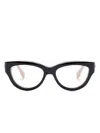 Gucci Brille Mit Cat-eye-gestell In 黑色